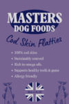 A photo of a bag of Masters Cod Skin Flatties